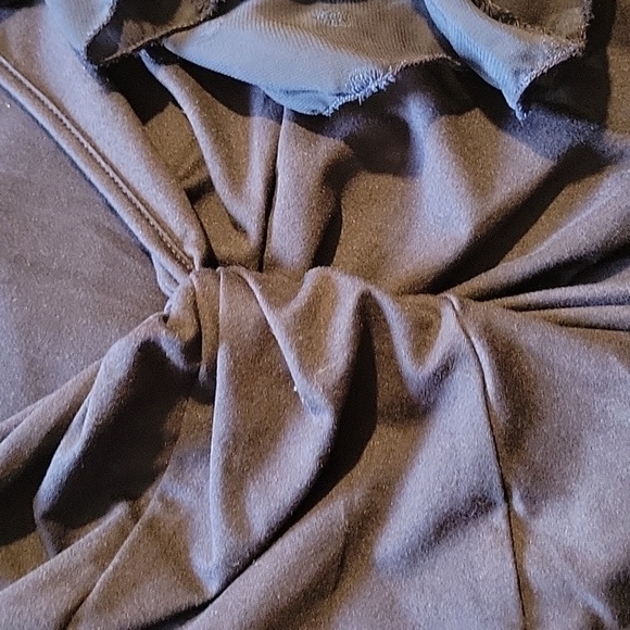 Shein Blue Sheer Cap Sleeve Twist Knot Bodice Top 2xl - Picture 4 of 4